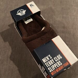DOCKERS Mens House Slippers XL (11-12) NEW